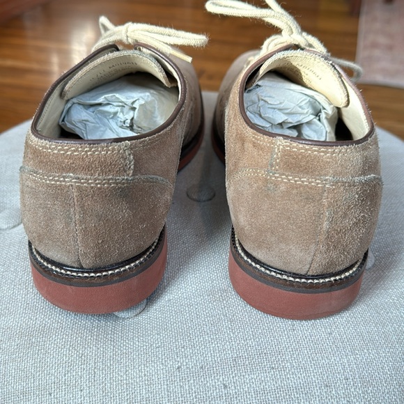 1901 Nordstrom Round Roe Oxford Suede Lace Up Dress Shoes Men's 8M - Picture 5 of 11